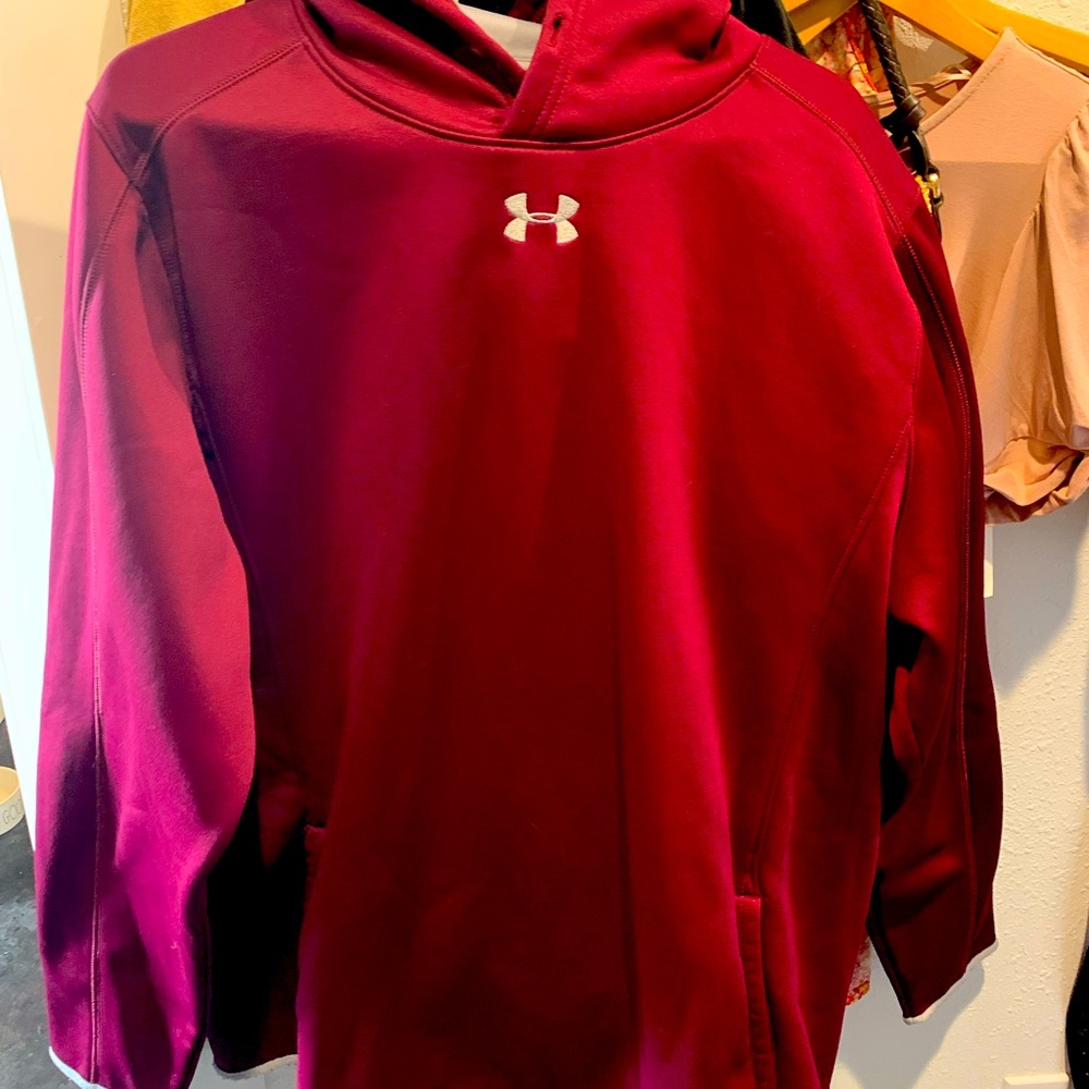 UA water resistant cold gear hoodie.